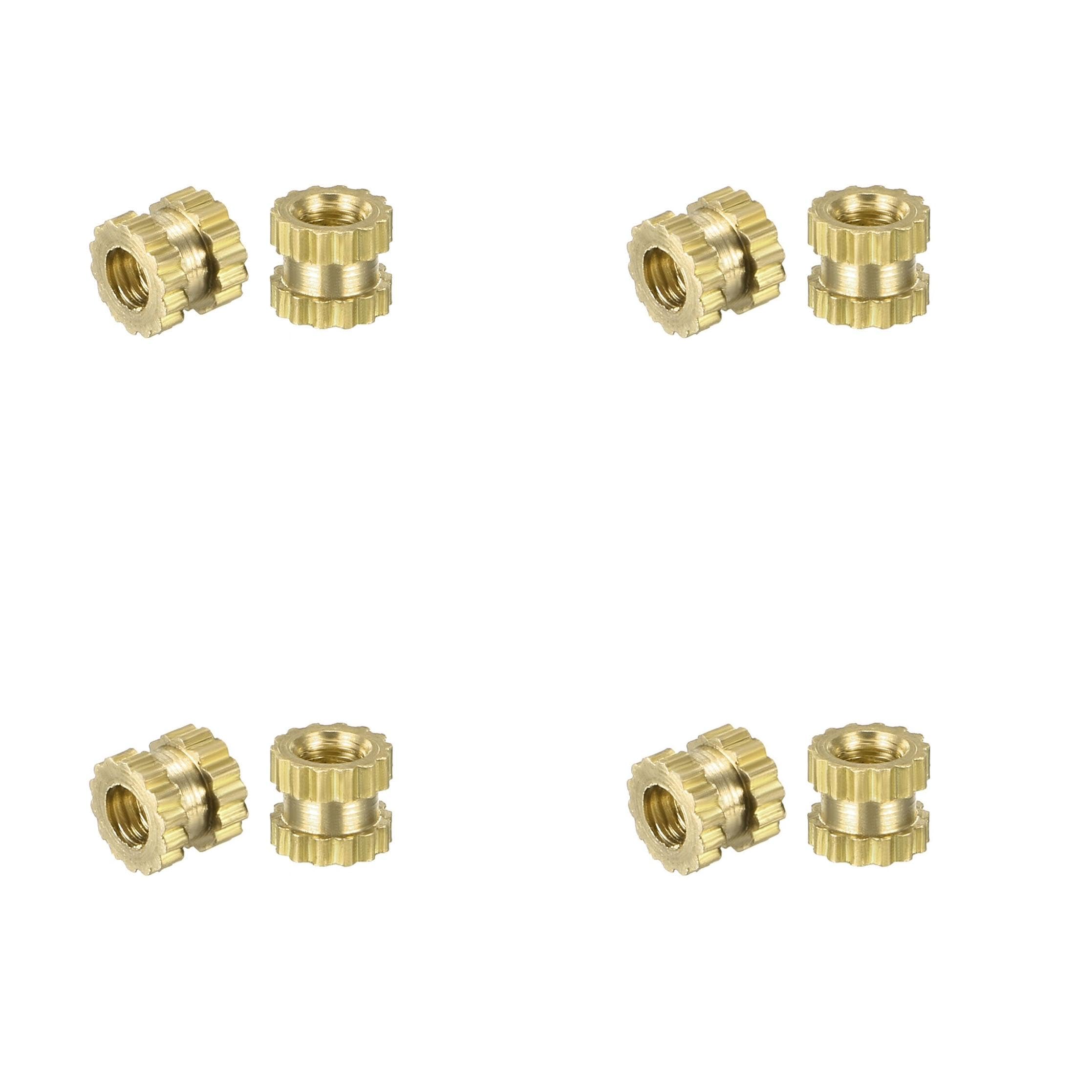 (4 pc) Pro3D M2.5 X 5mm Brass Heat Set Threaded Round Insert Nut-image-2