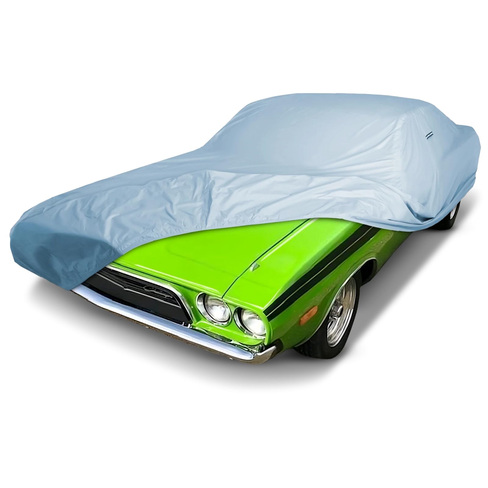 iCarCover Car Cover Waterproof All Weather for 1973 Dodge Challenger