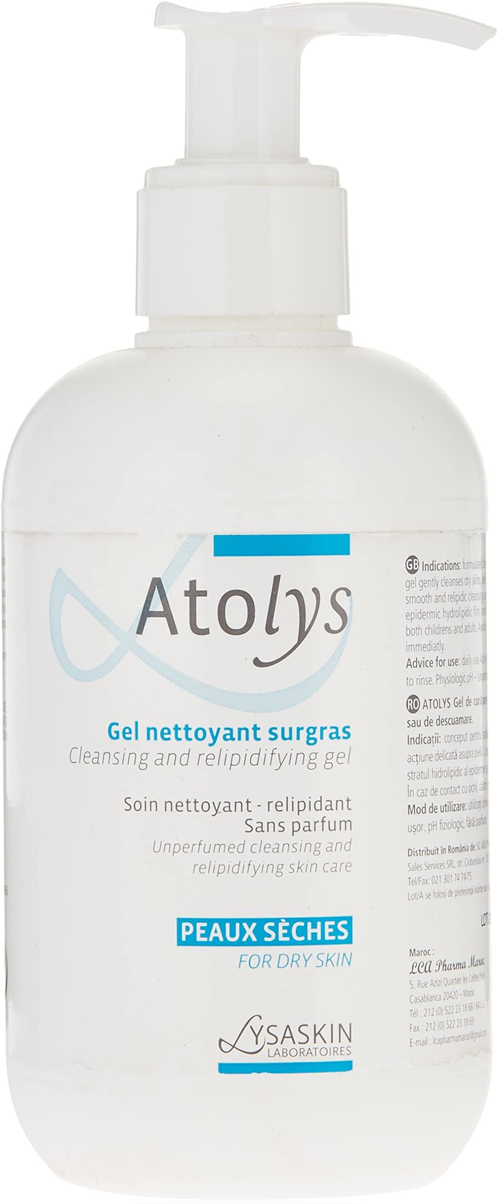 Lysaskin Atolys Long Lasting Soothing Skin Care Gel, 200 ml