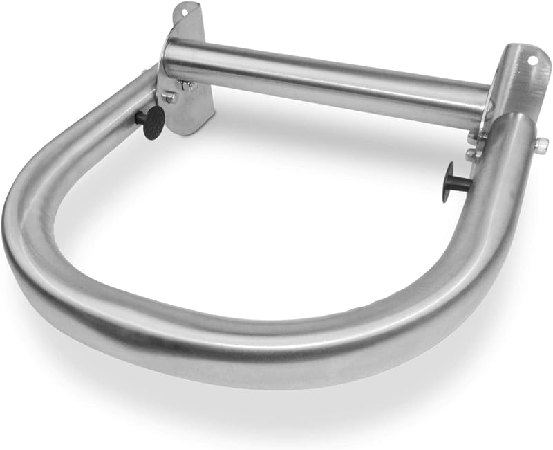 Extend-A-Hand Folding Grab Bar Extension 12" | Heavy-Duty Stainless Steel Wall-Mounted Bathroom Safety Bar for Shower, Toilet & Bathtub