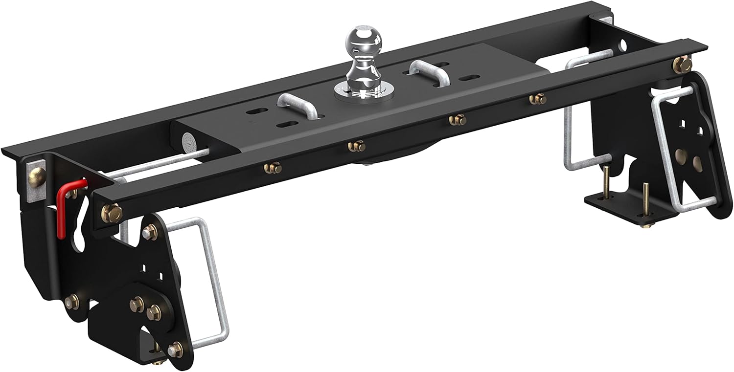 Double Lock EZr Gooseneck Hitch Kit with Brackets, Compatible with Select 2500, 3500