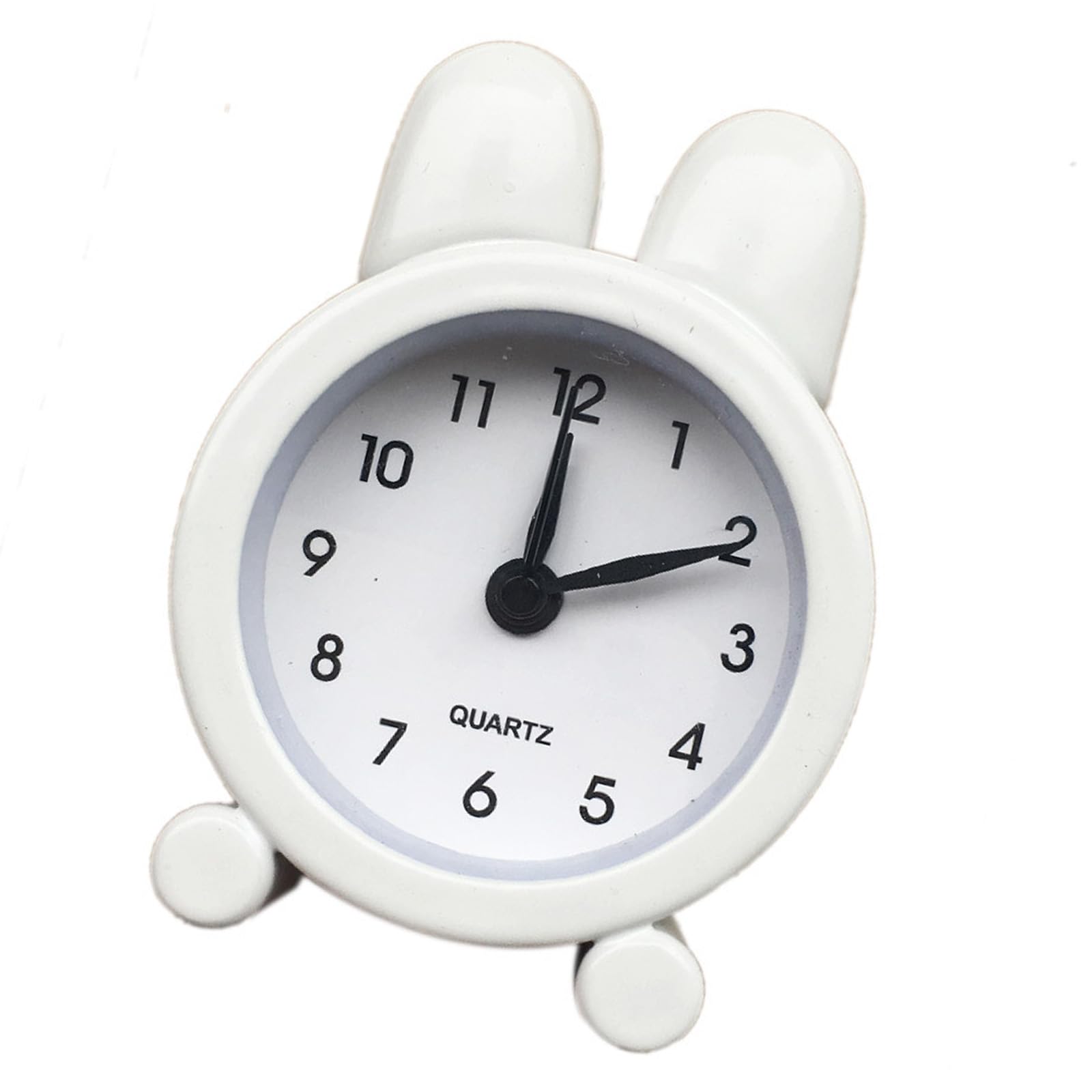 Jazuaiao Playful Rabbits Alarm Clock Quiet Bedsides for Kids and Adults with Practical Functionality Rabbits