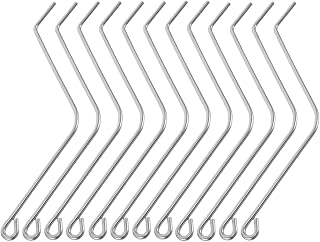 VALICLUD Stainless Steel Connector Beehive Spring Clip 12pcs for Hive Box