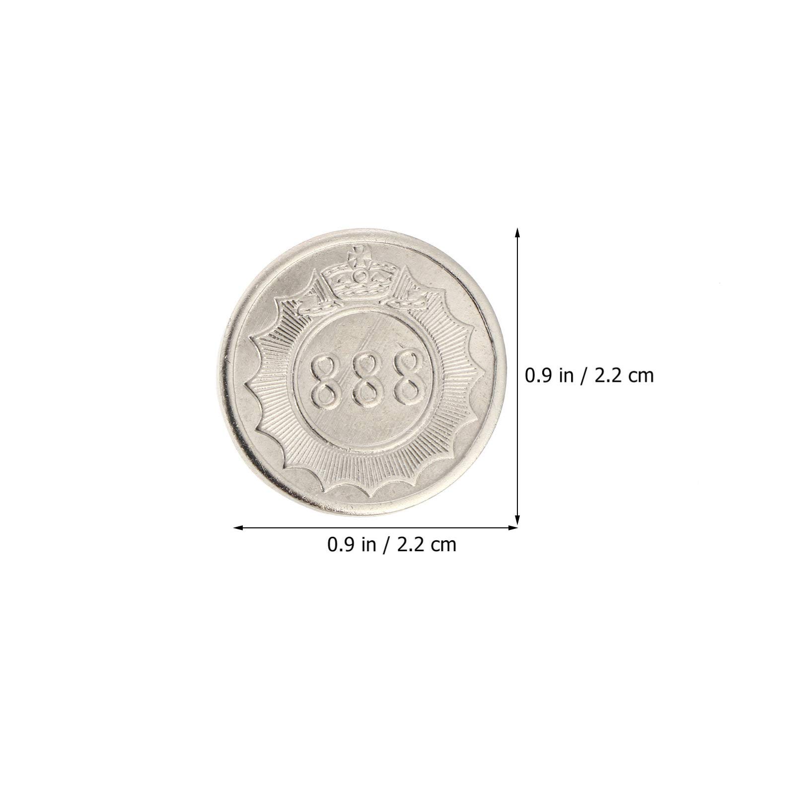 STOBOK Pièces Commémoratives en Métal 100 Pièces Accessoires De Divertissement Durables pour Collection Cadeau Souvenir Jeux Et Artisanat