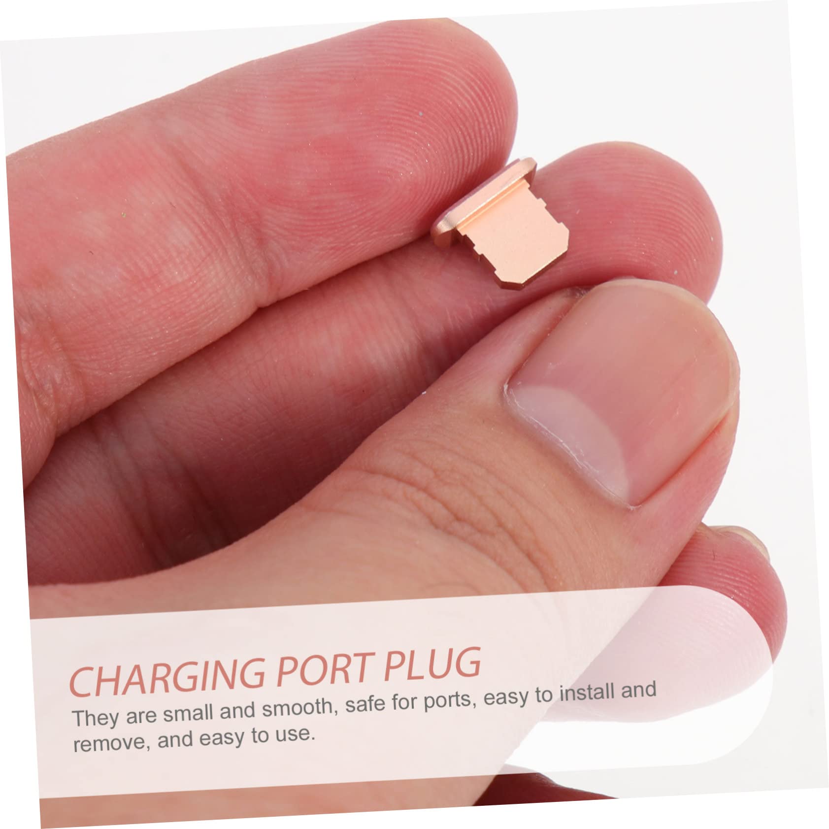 DOITOOL 30 Piezas Tapón Antipolvo para Enchufar Enchufes USB Enchufe para Puerto Protector De Puerto De Carga Cubierta del Puerto De Carga Teléfono Accesorios Metal