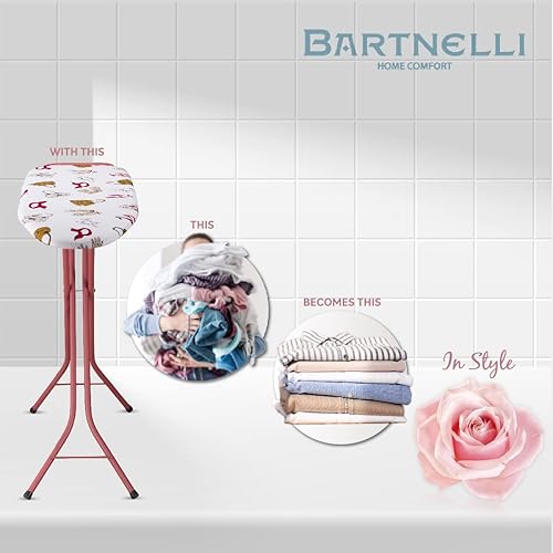 Miniatura 12 de Bartnelli by Rorets - Tabla de planchar clásica con nueva tecnología patentada EZ-Glide, fabricada en Europa, tabla de hierro premium con soporte