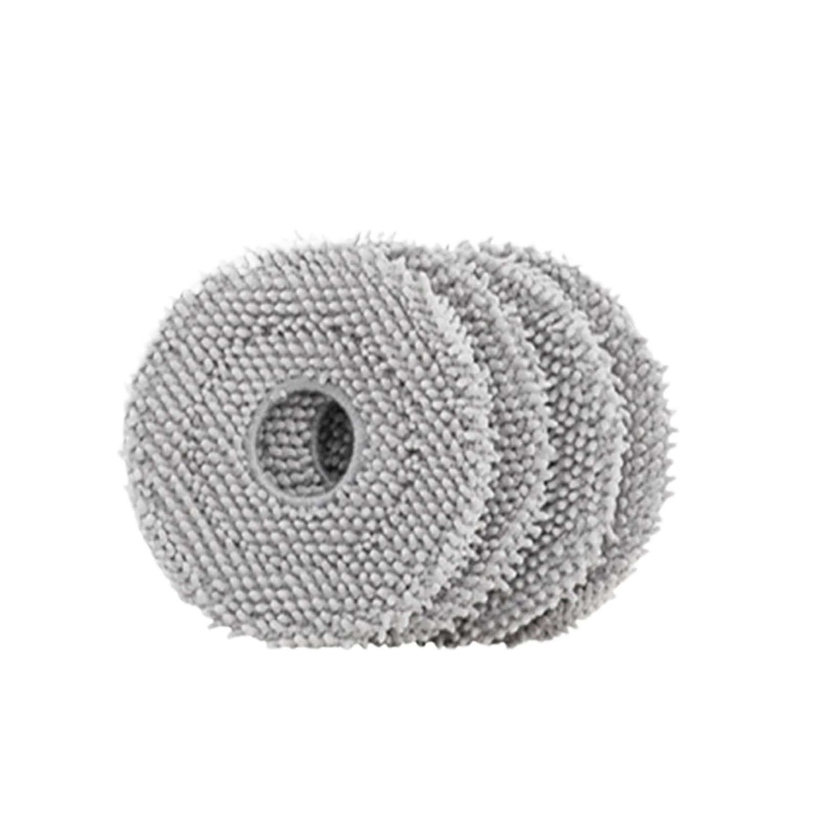 Compatible For Roborock，Series Rotating Mop Cloth Part Q，Compatible For Revo，MaxV/Pro/Master Rotary Mops Pad Accessories(4PCS)