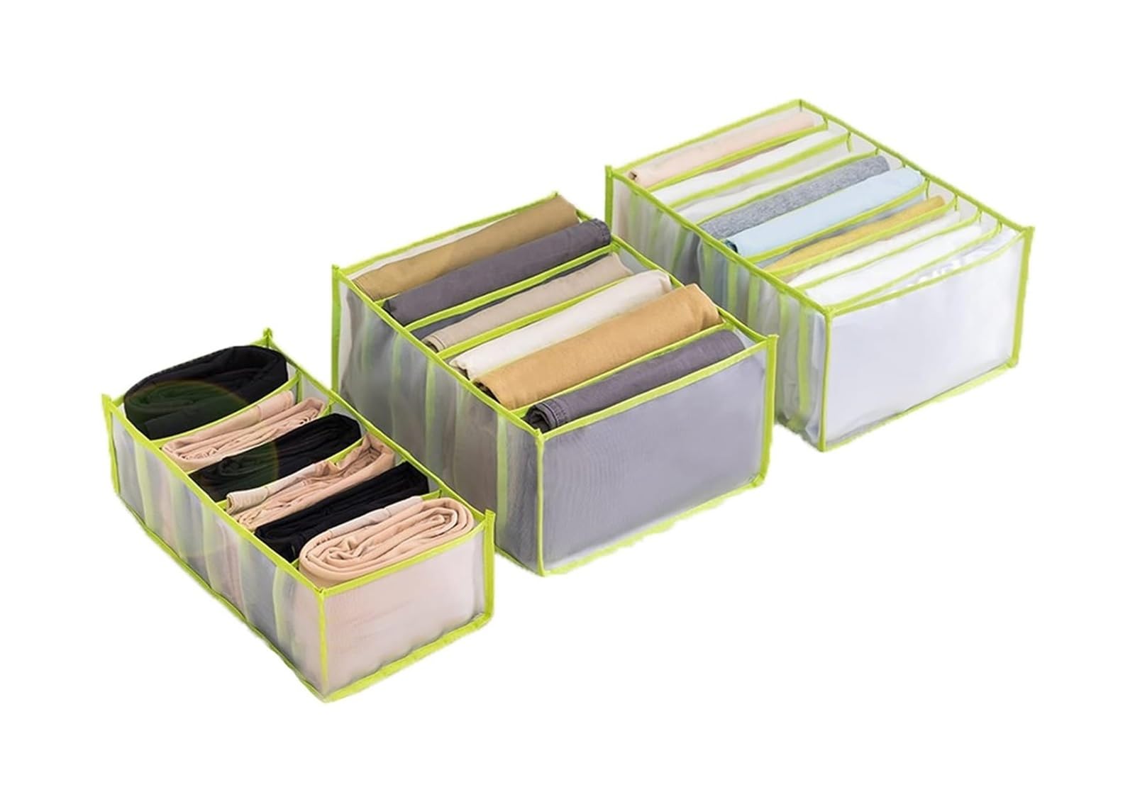 Organizer for armadio in rete non tessuta
