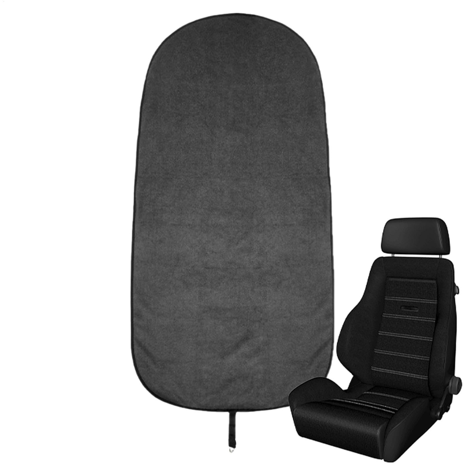 Housse de siège auto anti-transpiration étanche lavable en machine format 143x75cm - 8
