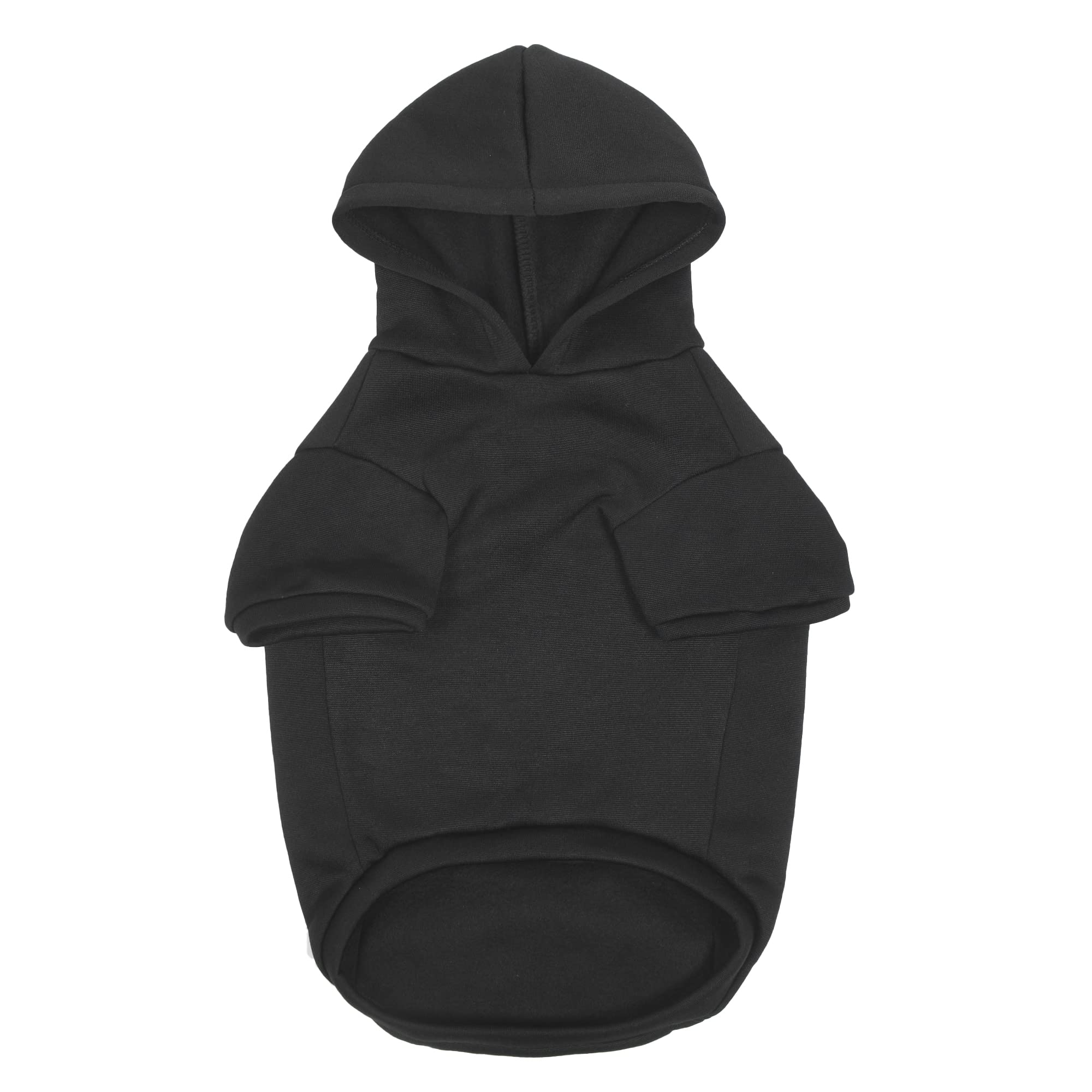 Friends the TV Show Friends Dog Hoodie, Black with Friends Logo, Size Large with Hood and Pocket for Treats or Waste Bags | Friends Show Pet Products| Pet Clothes for Friends Lovers