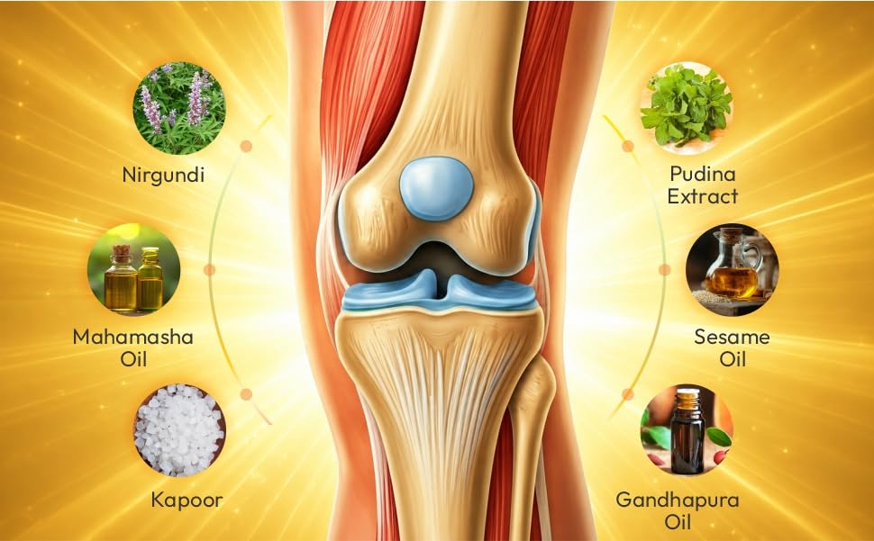 Image of Advance Peeda Bhasm Magic Oil 100ml each | Ayurvedic Pain Relief Oil for Knee, Joint, Back, Shoulder, Muscle & Body Pain | Fast Absorbing Non-Sticky - Pack of 3