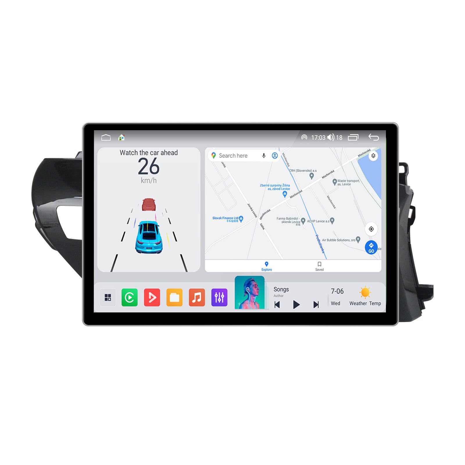 Upgraded Android Car Radio Stereo for Toyota Hilux 2015-2025,8-Core 2+32G
