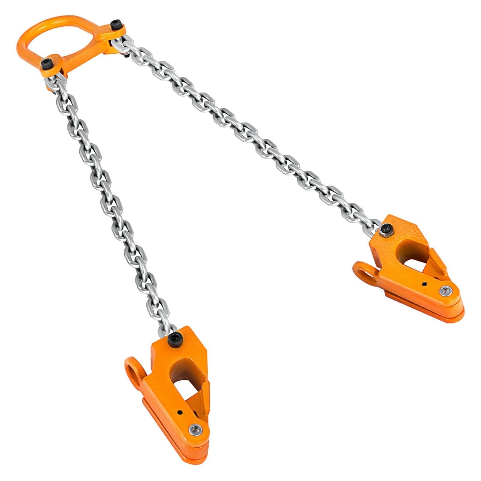 2000lbs Catena Tamburo Pinch Jack Barrel Hoist Sling con Catena di Sollevamento Acciaio Legato per Tamburo Barrel Lifting Strumento Efficace per Il Risparmio di Manodopera