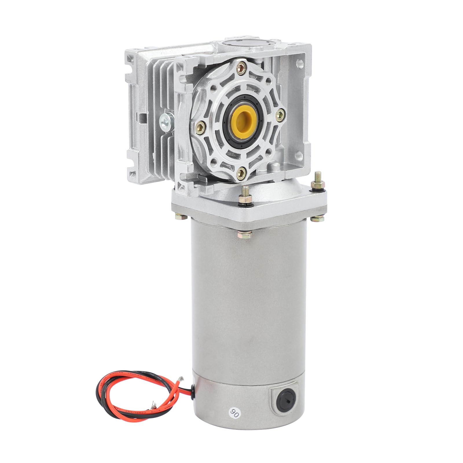 Getriebemotor 300W DC 24V Schneckengetriebemotor 1800RPM Gear Reducer Motor | Einstellbare Geschwindigkeit, Schneckengetriebe Motor mit Selbstverriegelung und Automatischen Abschaltung, Reversierfunktion