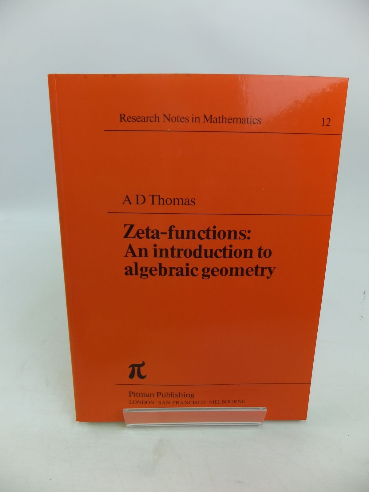 Buy Zeta Functions: Introduction to Algebraic Geometry — BookShops.in