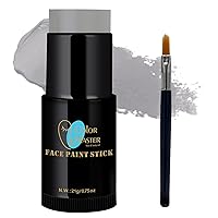 Vista 9 de Purple Eye Black Face Body Paint Stick (0.75 onzas) Pintura facial, pintura corporal y maquillaje en crema de base