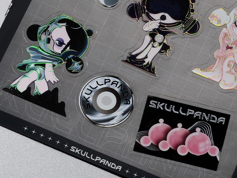 Amazon.co.jp: POP MART SKULLPANDA The Sound Series-Stickers (Ver