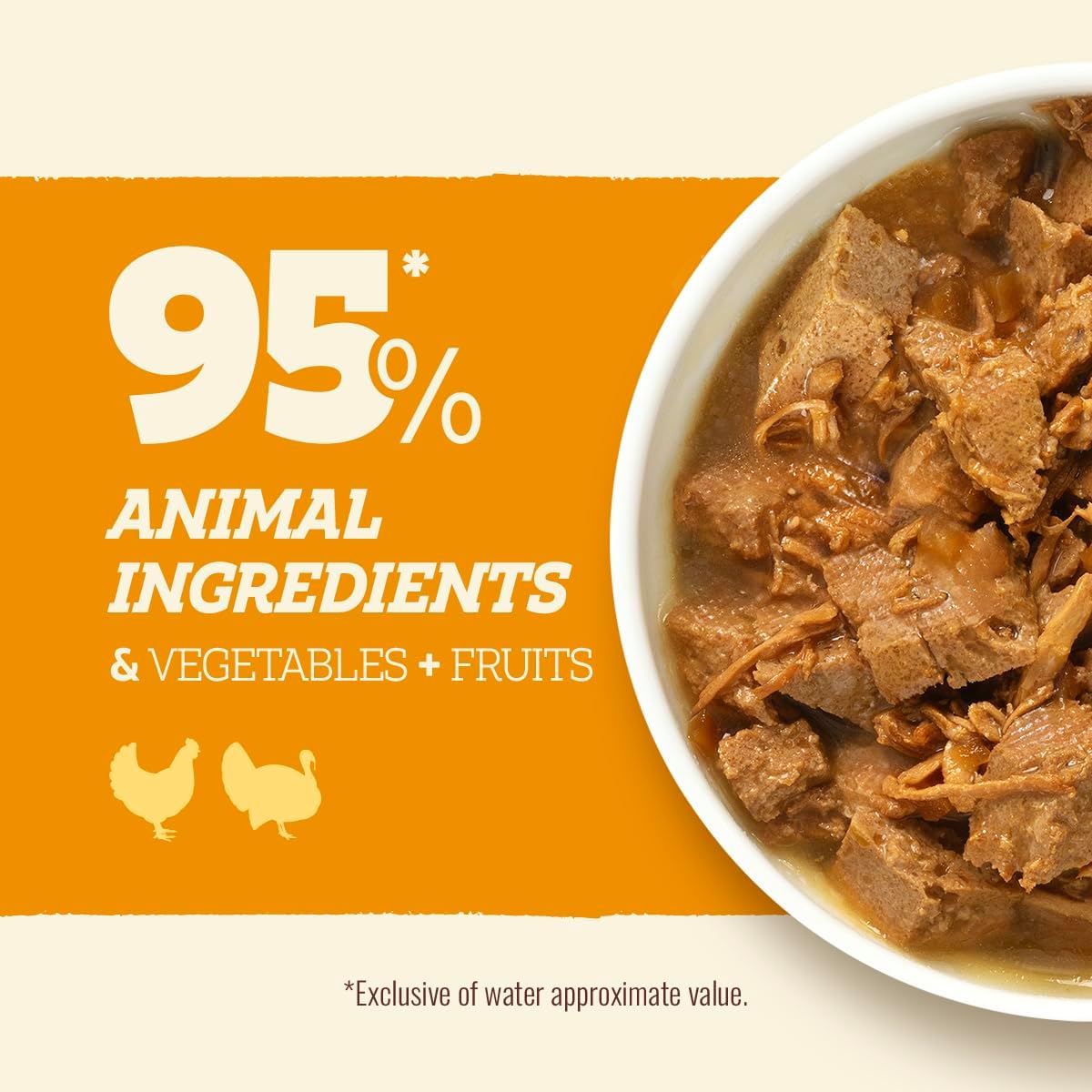 Natural Farm Poultry Recipe - Wet Dog Food, 12.8-oz can, case of 12