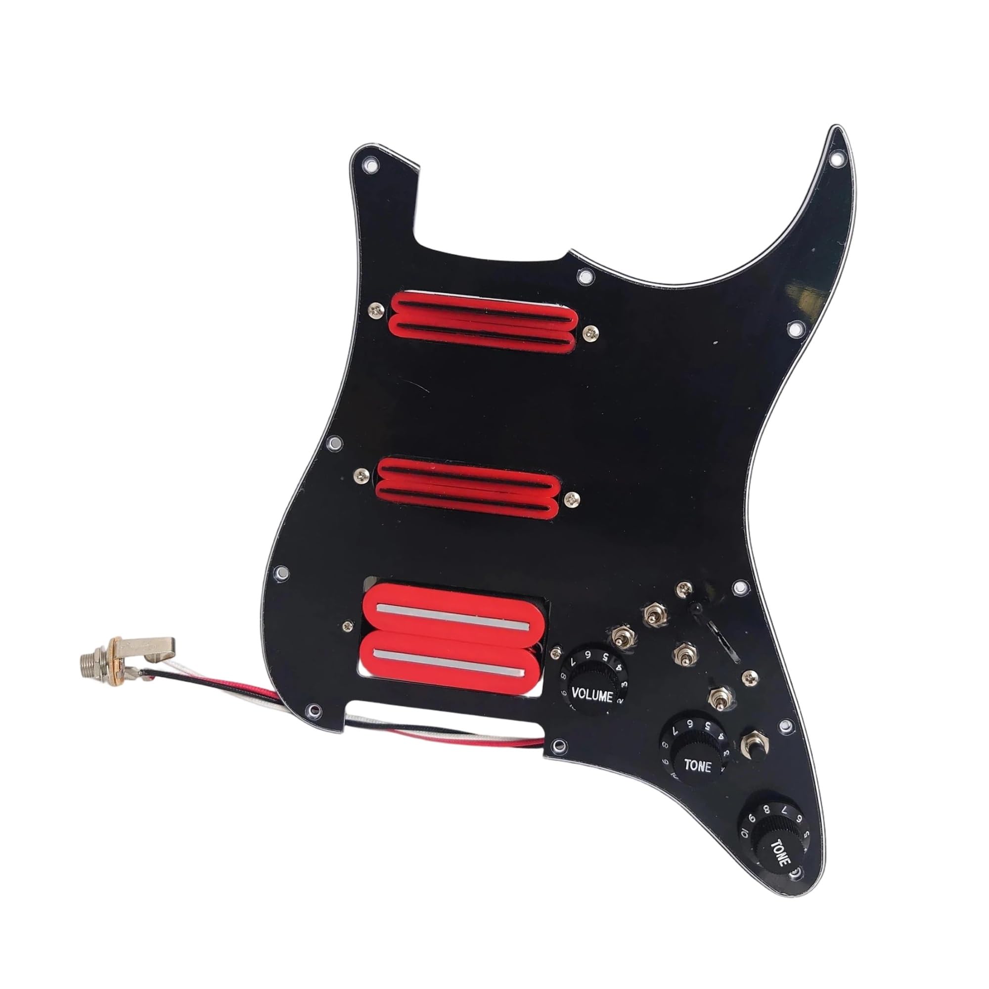 Profesjonalny Zestaw Maskownic Gitarowych SSH Z Okablowaniem Wyposażony W Pojedynczą Cewkę I Przetworniki Humbucker Pickguard Do Gitary Elektrycznej(2)