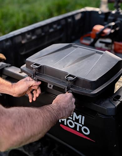 Miniatura 6 de KEMIMOTO Caja de almacenamiento para cama UTV, 7.4 galones de EE.UU., resistente al agua, sólida, fácil de instalar, con bloqueo, caja de