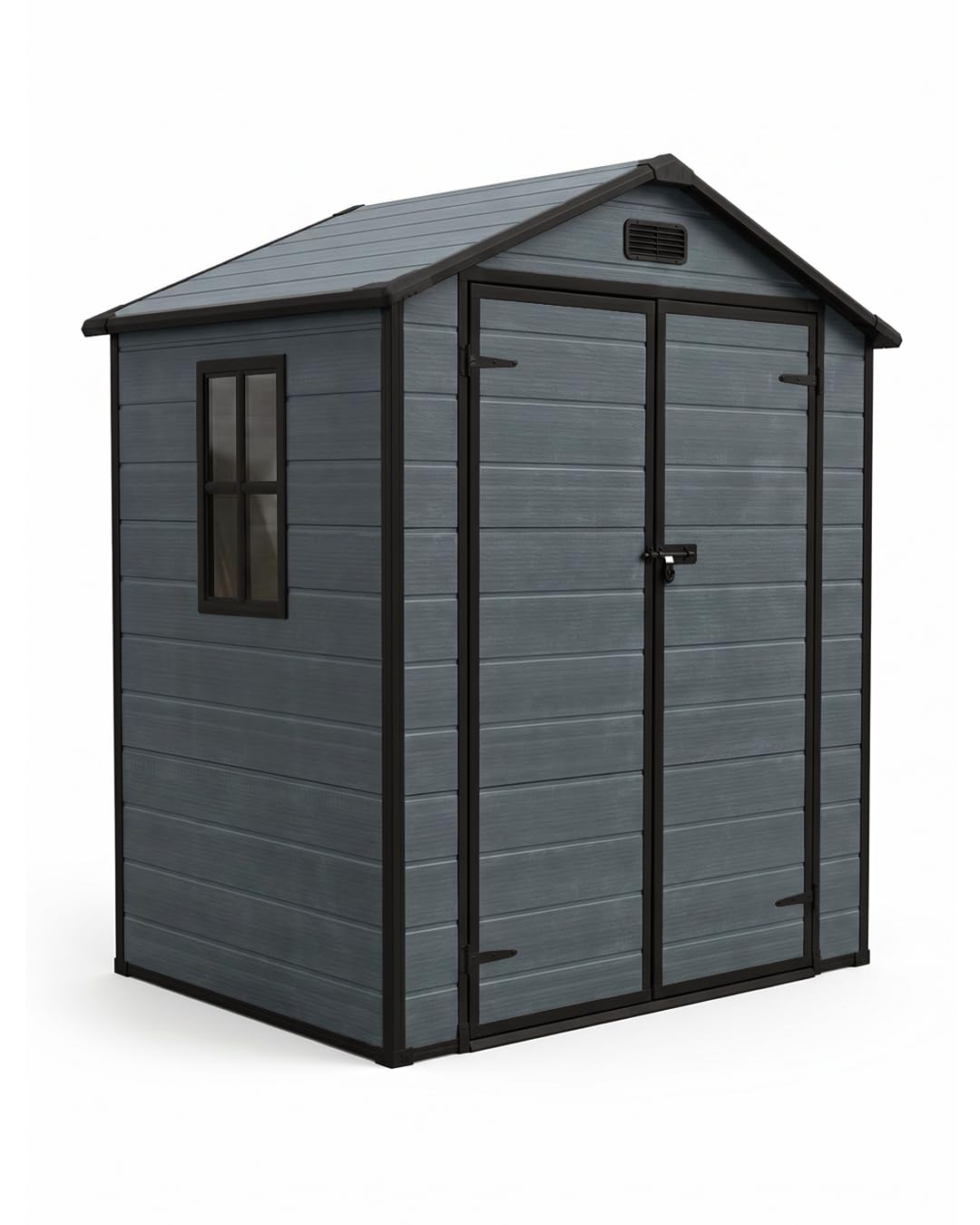 Casetta Tana 134x210x182cm, anti-UV e gelo, impermeabile, antracite