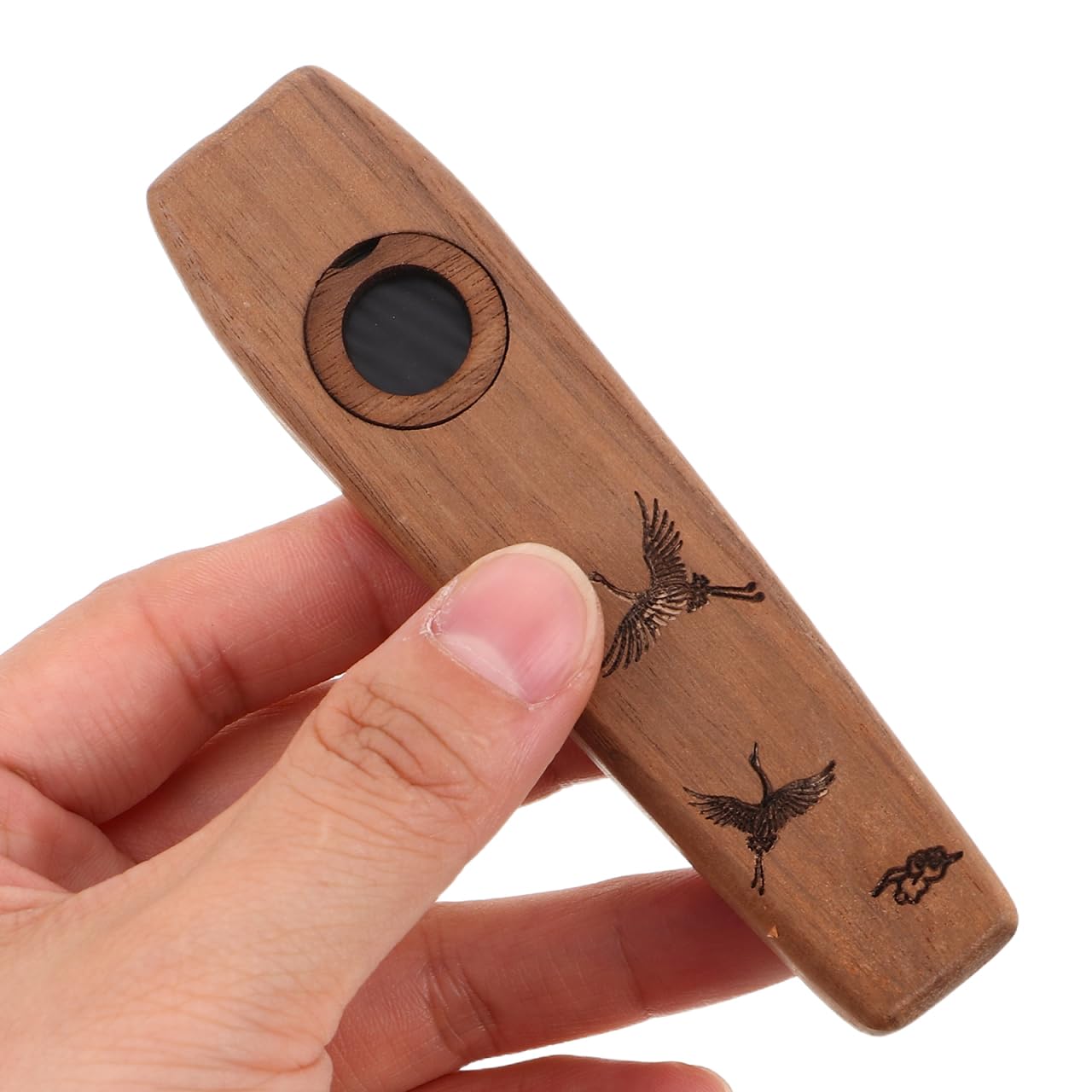 TOYANDONA Solid Wooden Kazoo Flute for Adults - Image 4