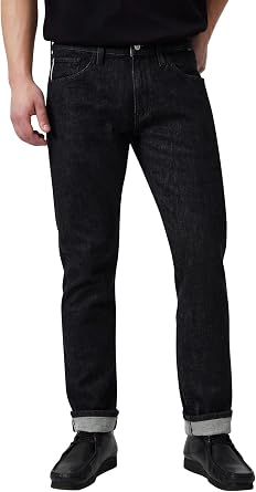 Mavi Marcus Slim Straight Jeans for Men, Regular Rise Work Pants for Men, Classic Straight-Leg Style Jeans for Men
