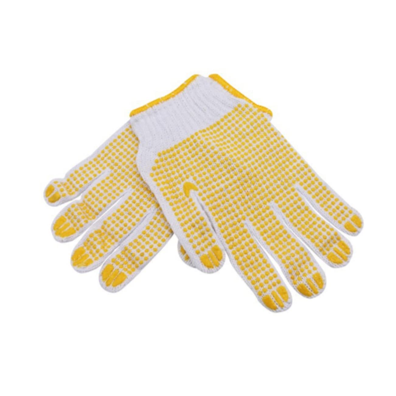 Operitacx 24 Guantes de Trabajo de Algodón para Protección de Guantes Resistentes y Duraderos para Construcción y Mecánico