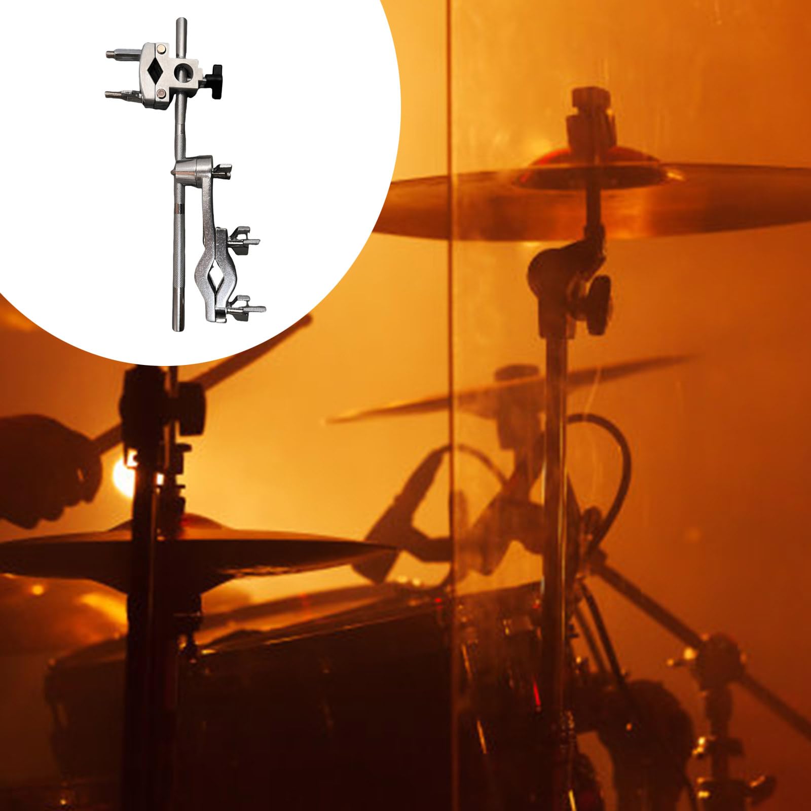 Professioneller Percussion Ständer mit Schnellwechselhalterungen, platzoptimierter Metallrahmen für Live Auftritte Einfach zu installierender Percussion Ständer