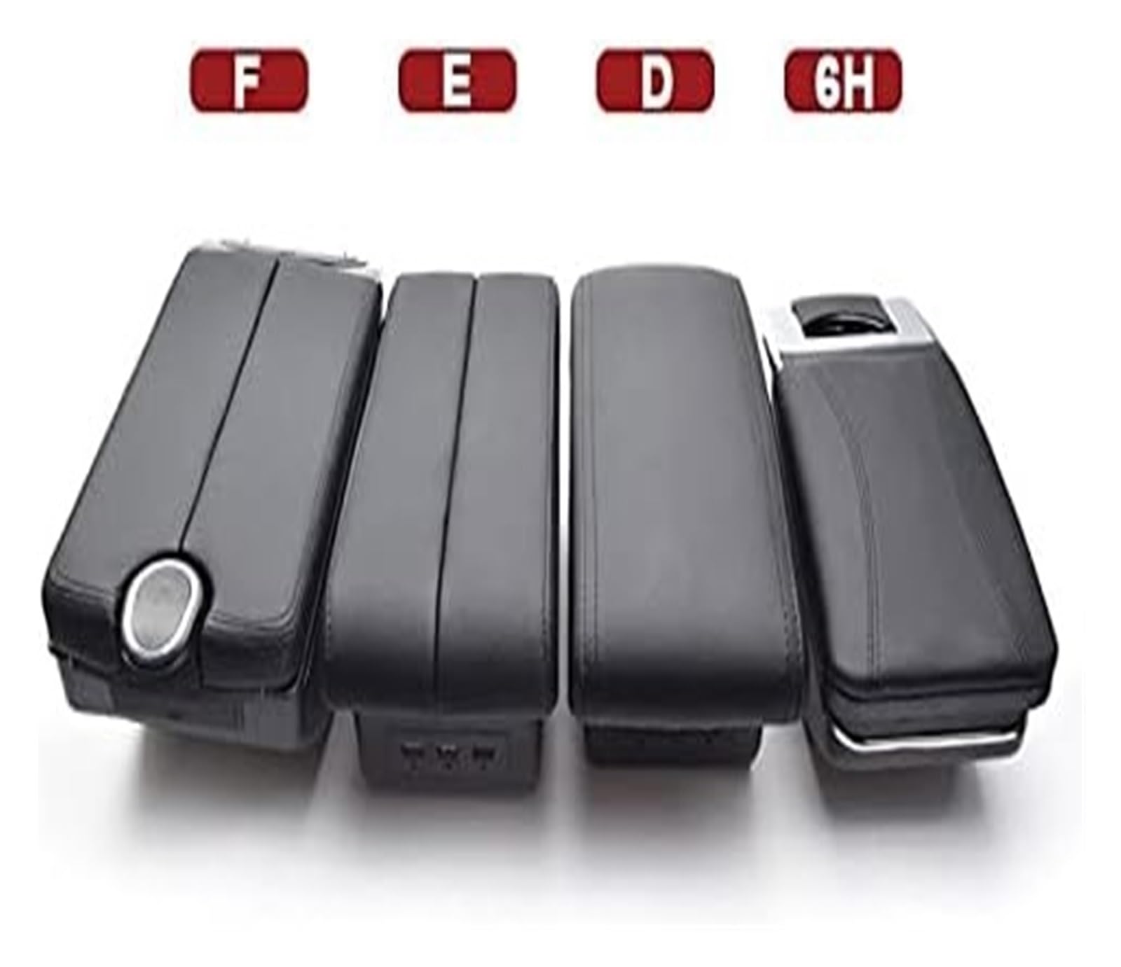 Braccioli per Auto per Peugeot per Partner per Tepee 2010-2020 Bracciolo Auto ABS Bracciolo Bracciolo Box Console Centrale USB(D Black)