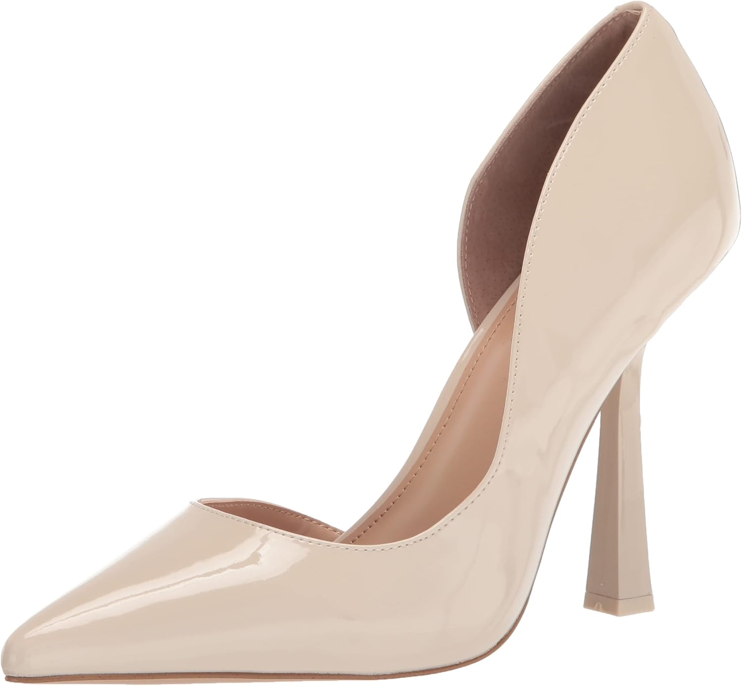 Steve Madden Women's Damzil Pump, Bone Patent, 9.5