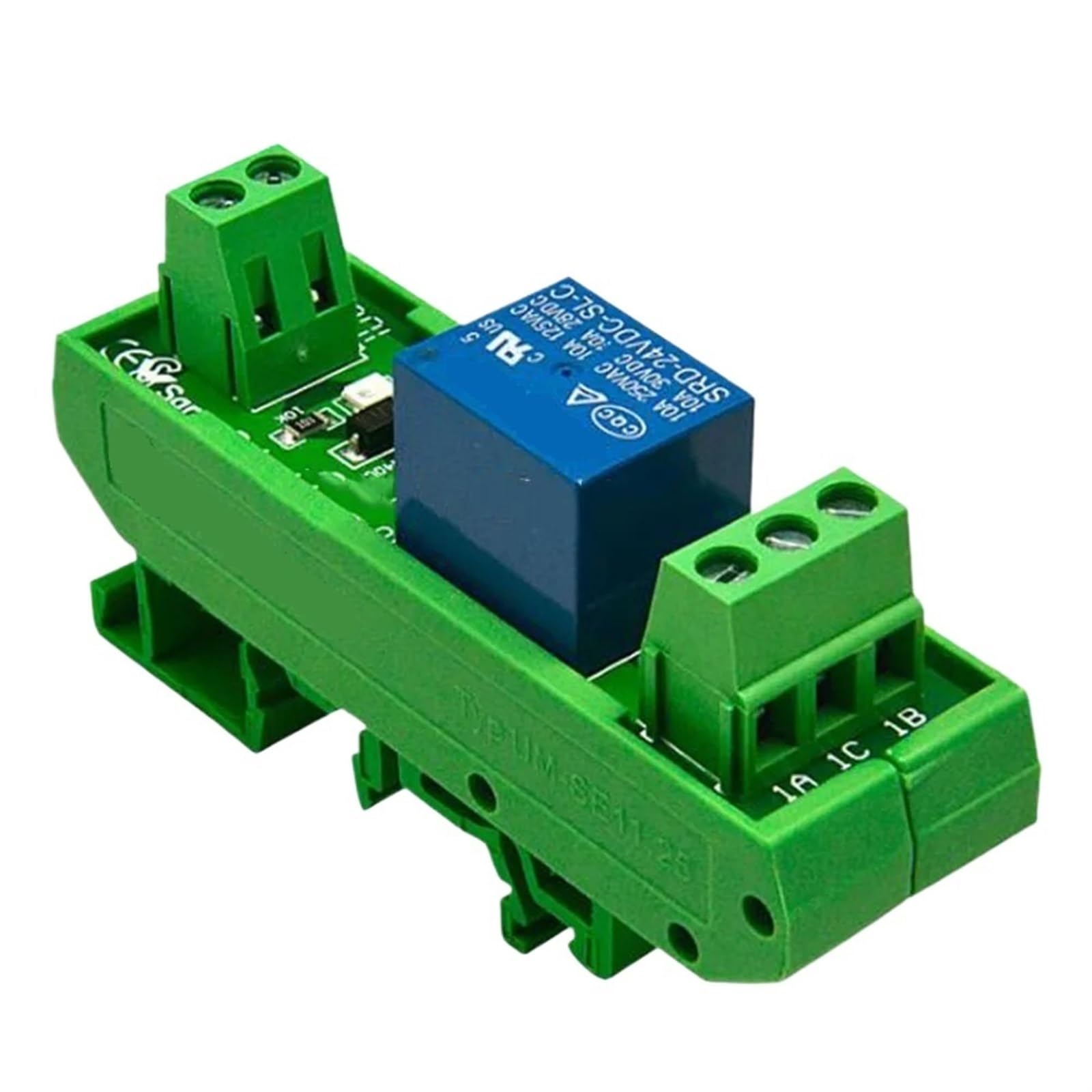Relais électromagnétique Rail DIN 5V avec isolation maximale pour armoire électrique