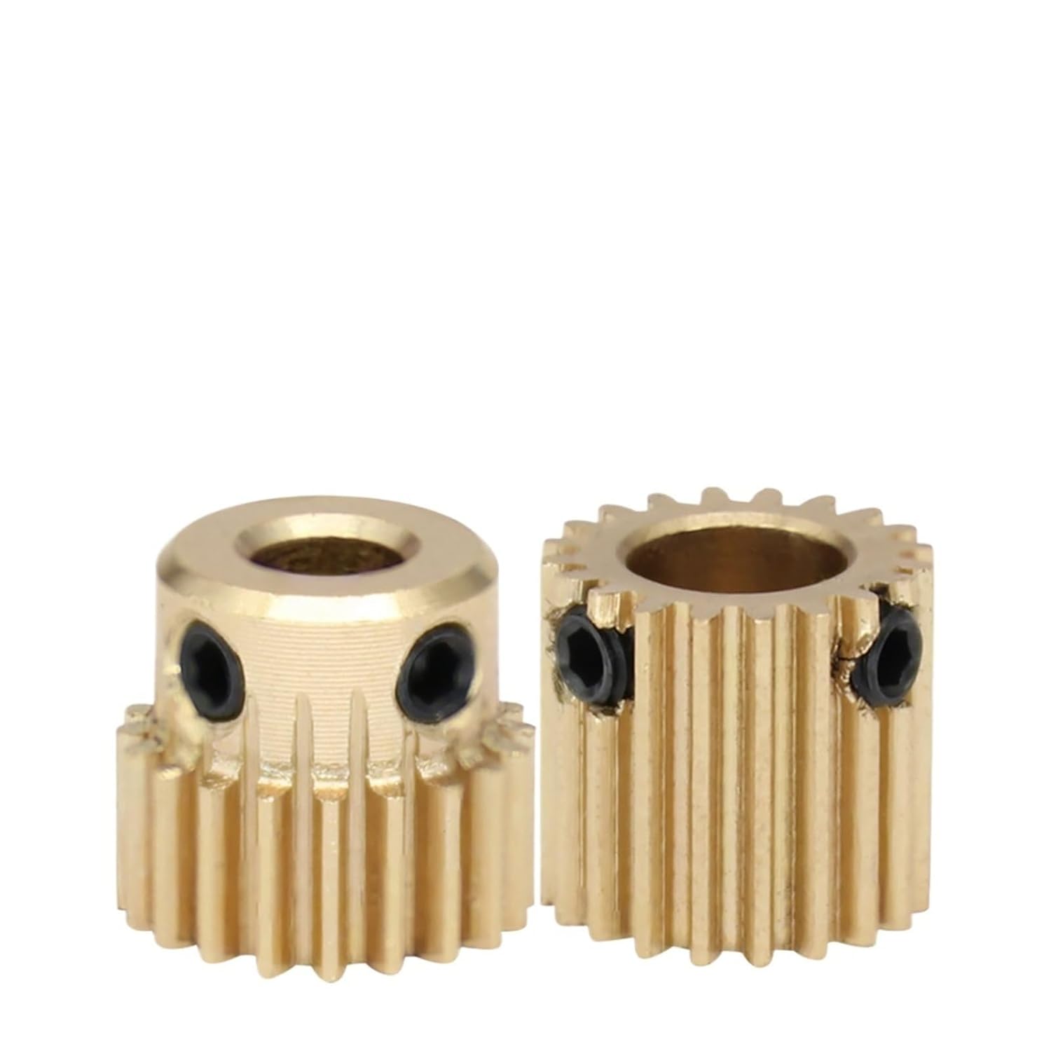 Spur Gear 0.5M-20T Bore Size 4/5/6/6.35mm Brass Mini Teeth Height 5 Mm 1Pcs(4 mm)