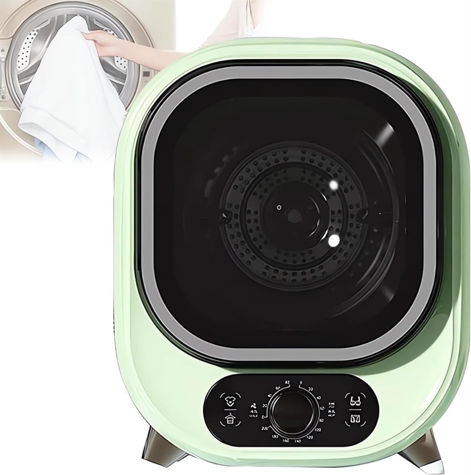 コイン式洗濯乾燥機｜プラズマクラスター搭載で静電気除去、消臭、除菌 フロントタンブル乾燥機 糸くず・ほこりフィルター 0-200分タイマー 温冷風  3D乾燥 過熱保護 35dB静音 コンパクト衣類回転