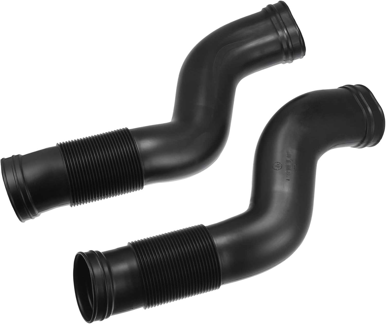 ACROPIX 1 Pair Car Air Intake Hose Tube for Mercedes-Benz GL450 GL550 2008-2012 No.A1645051461/A1645051361 Plastic Black Car Parts