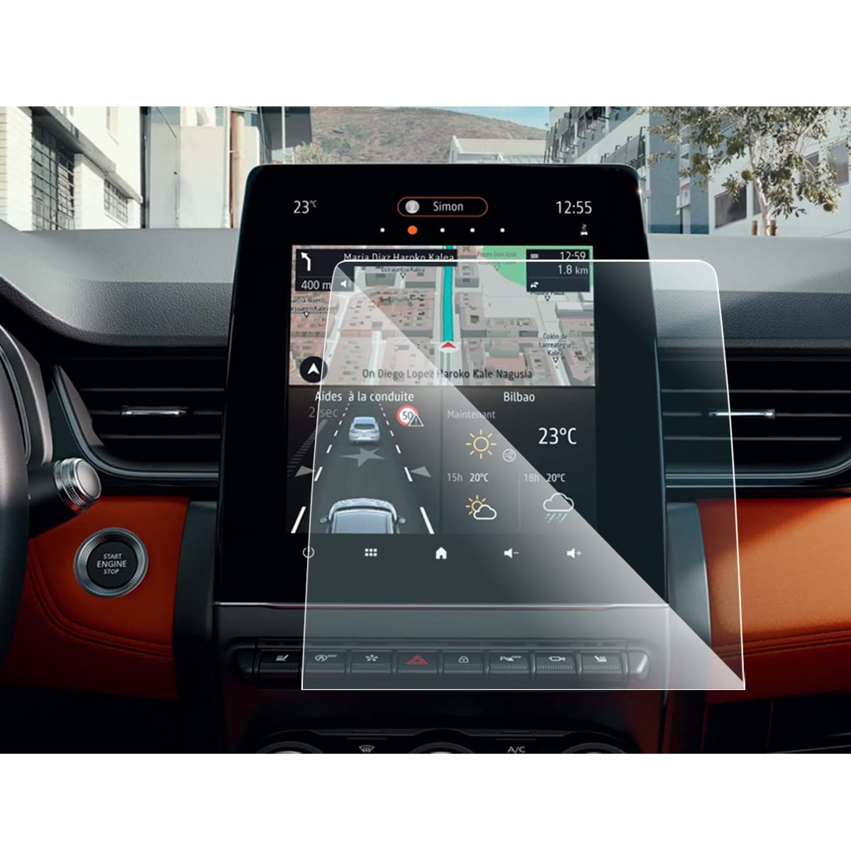 Protecteur D'écran Verre Trempé Pour Renault Koleos 2 Espace Megane Talisman Scenic - Film Haute Transparence Anti-rayures