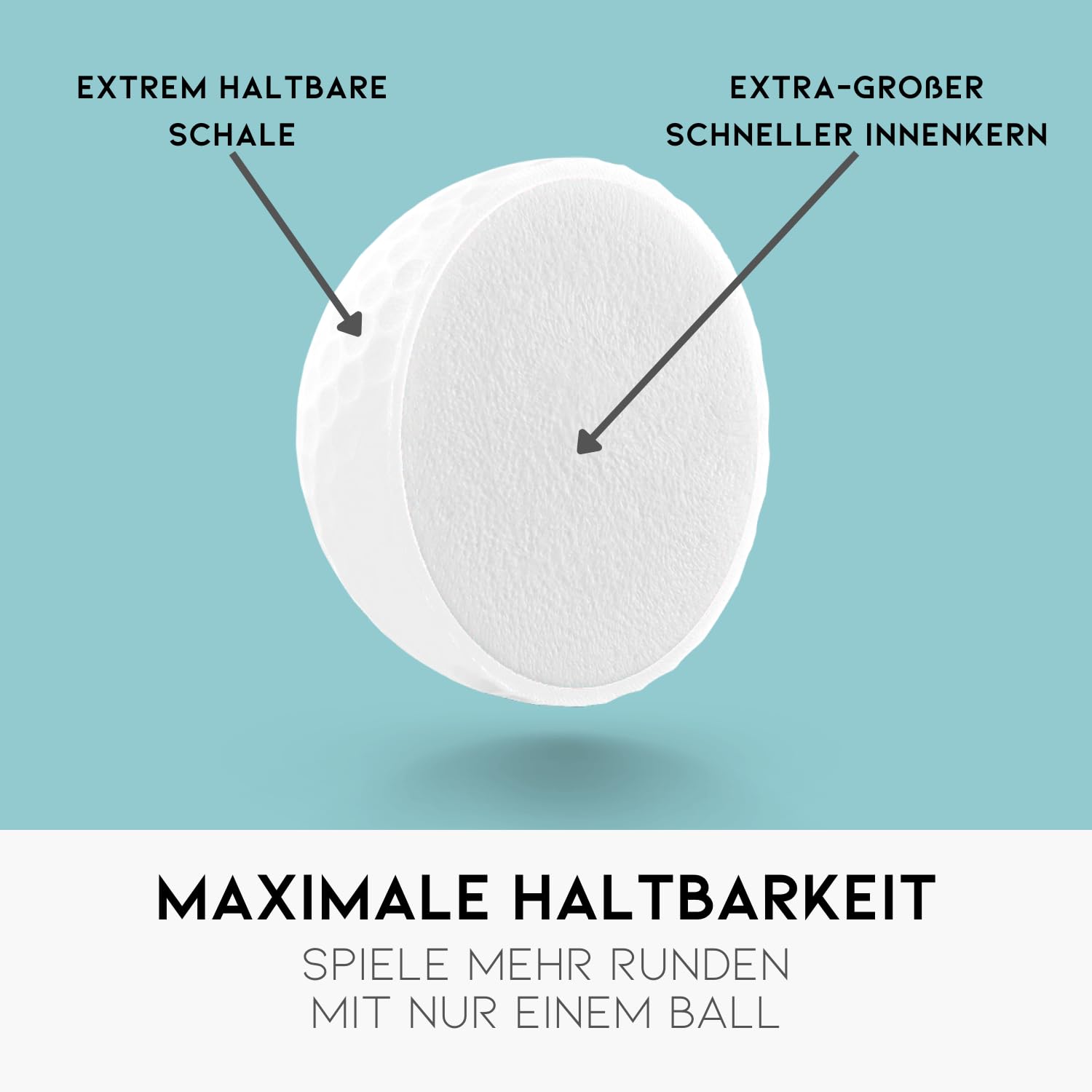 SNYDER SNY Supersoft Golfbälle | 15 Stück im praktischen Ballnetz