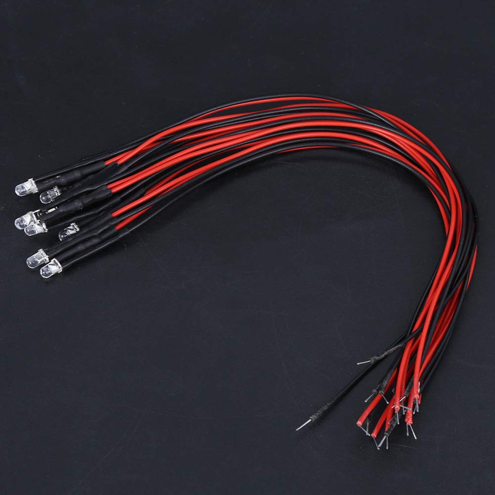Flashing Led 5mm Led Lights New 50Pcs 5mm Dia Clear Round Head Blue ...