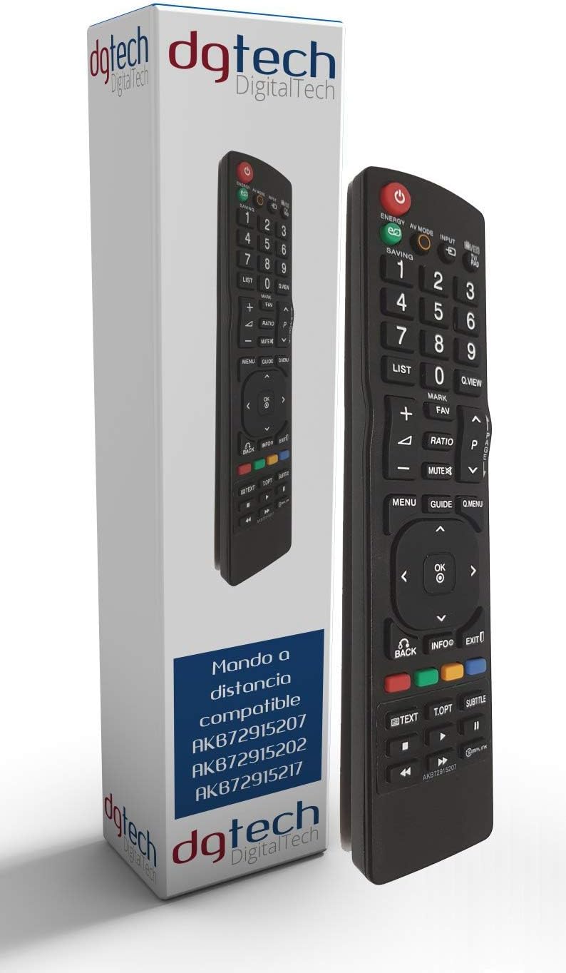 DigitalTech® - Replacement Remote Control for LG AKB72915207, LG AKB72915202, LG AKB72915217