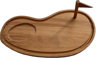 Creative Gifts International Golf Cutting Boards, Wood, Hand Wash Only (Golf Course)