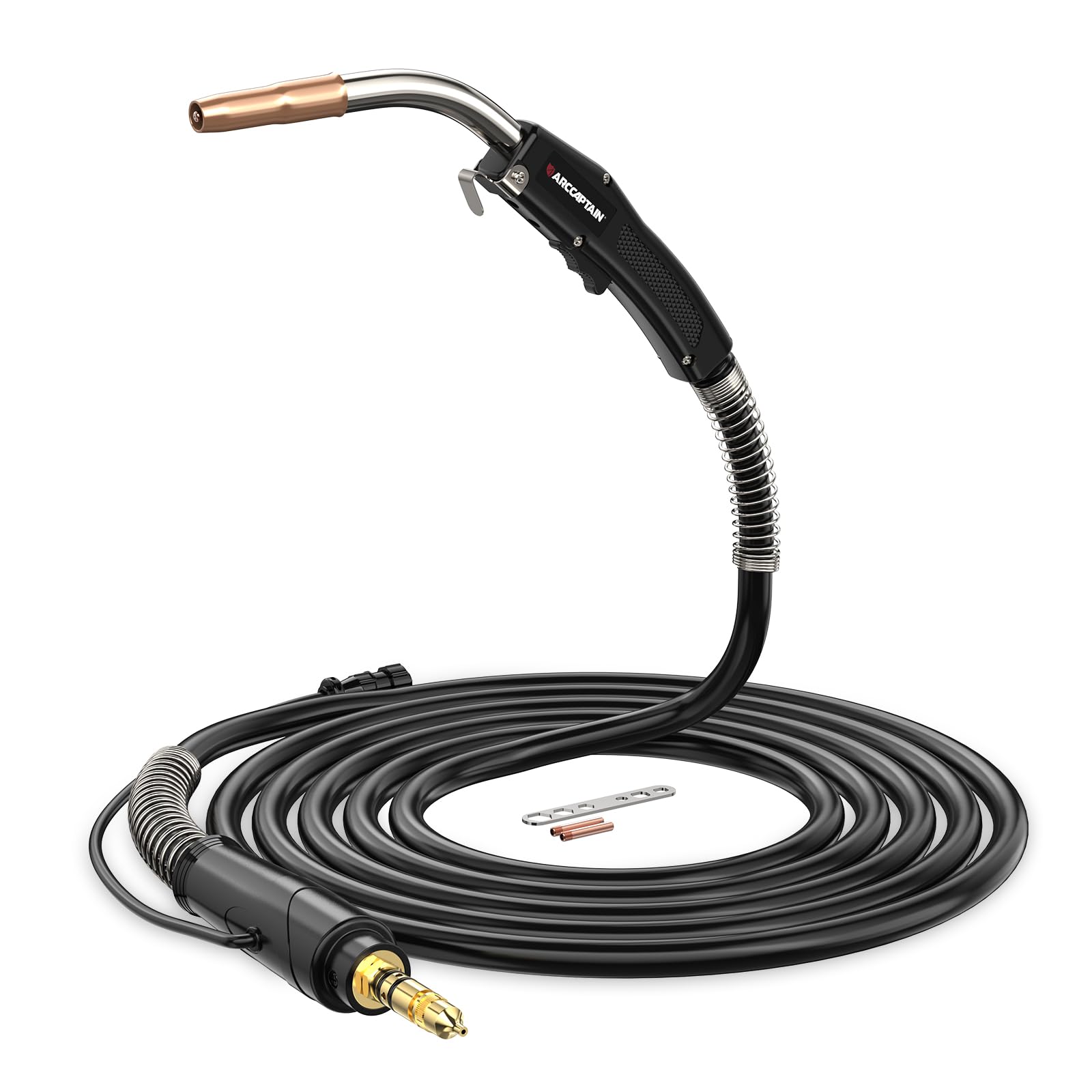 ARCCAPTAINMIG WELDING GUN TORCH Stinger 250Amp 10ft Replacement for Tweco #2 Fit Miller M-25 169599