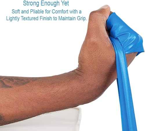 Miniatura 3 de Paquete de 3 o 5 bandas de resistencia. Banda de ejercicio Norco Rainbow sin látex. Banda libre de olor y polvo disponible en 5 niveles, ligera a