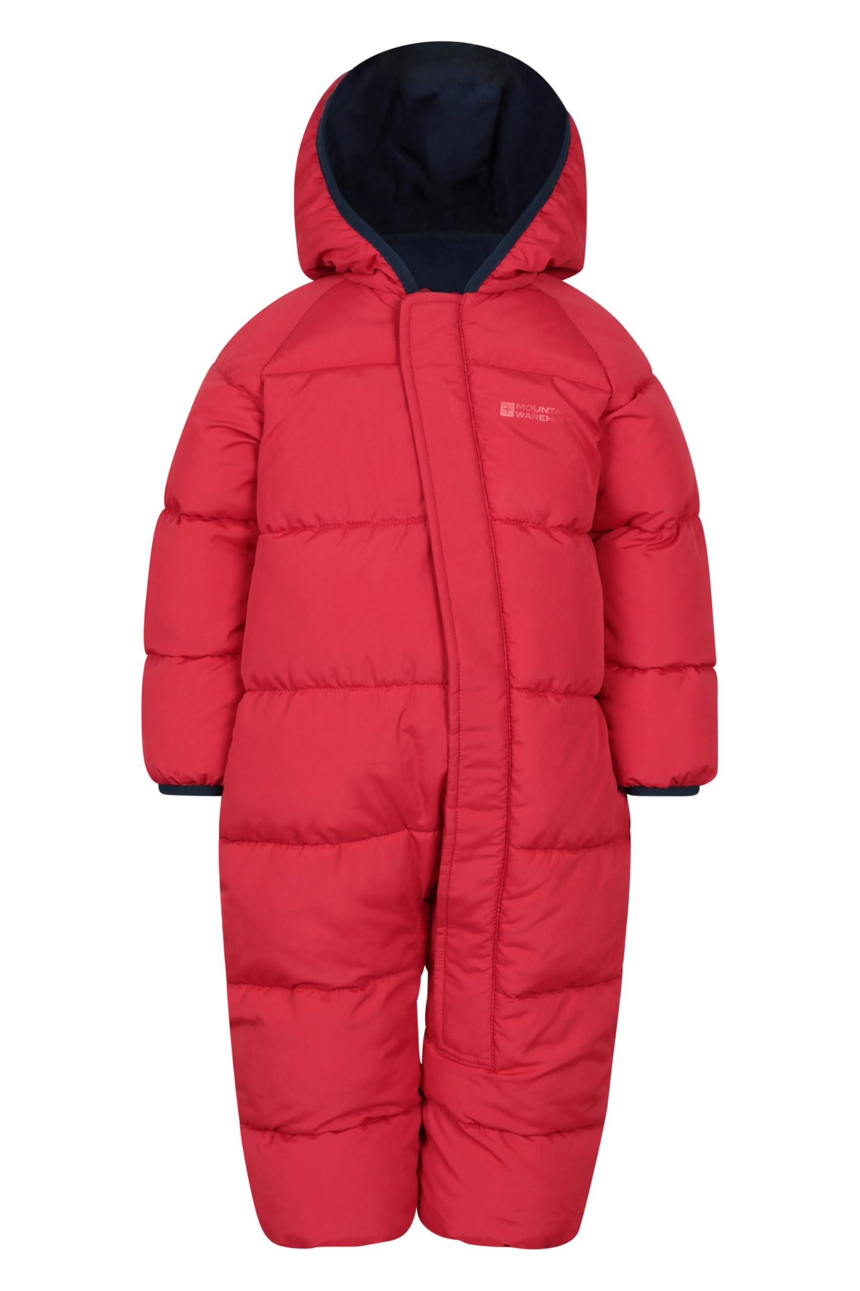 Mountain Warehouse Frosty Kids Junior Padded Snowsuit Dark Red 6-12m