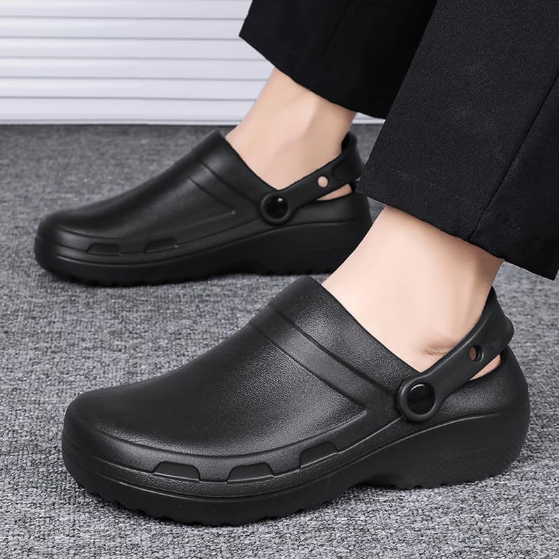 Men's Clogs Comfortable Mules Sandals Adult Slip On Garden Shoes Summer Water Beach Shoes Casual Slippers Lightweight Breathable Cushioned Support - Image 2