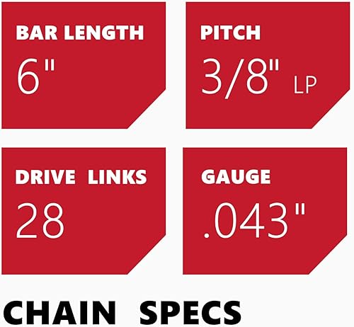 Miniatura 70 de KAKEI Stihl - Cadena de motosierra de 16 pulgadas, 3/8 pulgadas, paso LP de .043 pulgadas, calibre 55 eslabones de transmisión, 61PMM3 55, se adapta