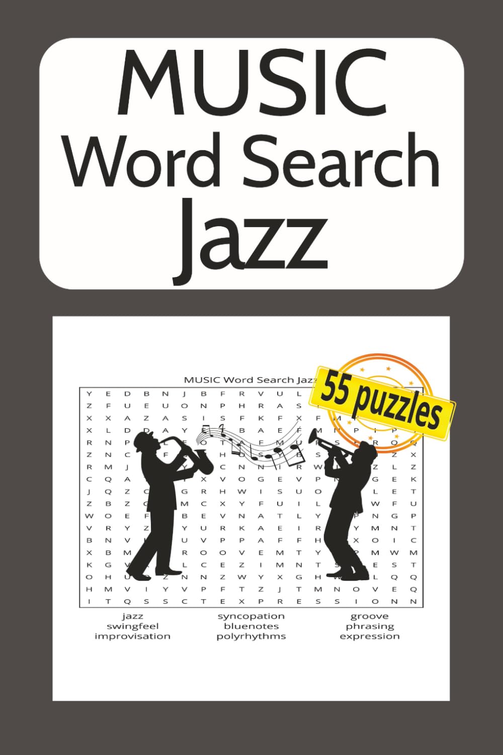 MUSIC Word Search Jazz
