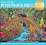 Bear Bridge 1000-Piece Jigsaw Puzzle (gold foil highlights)