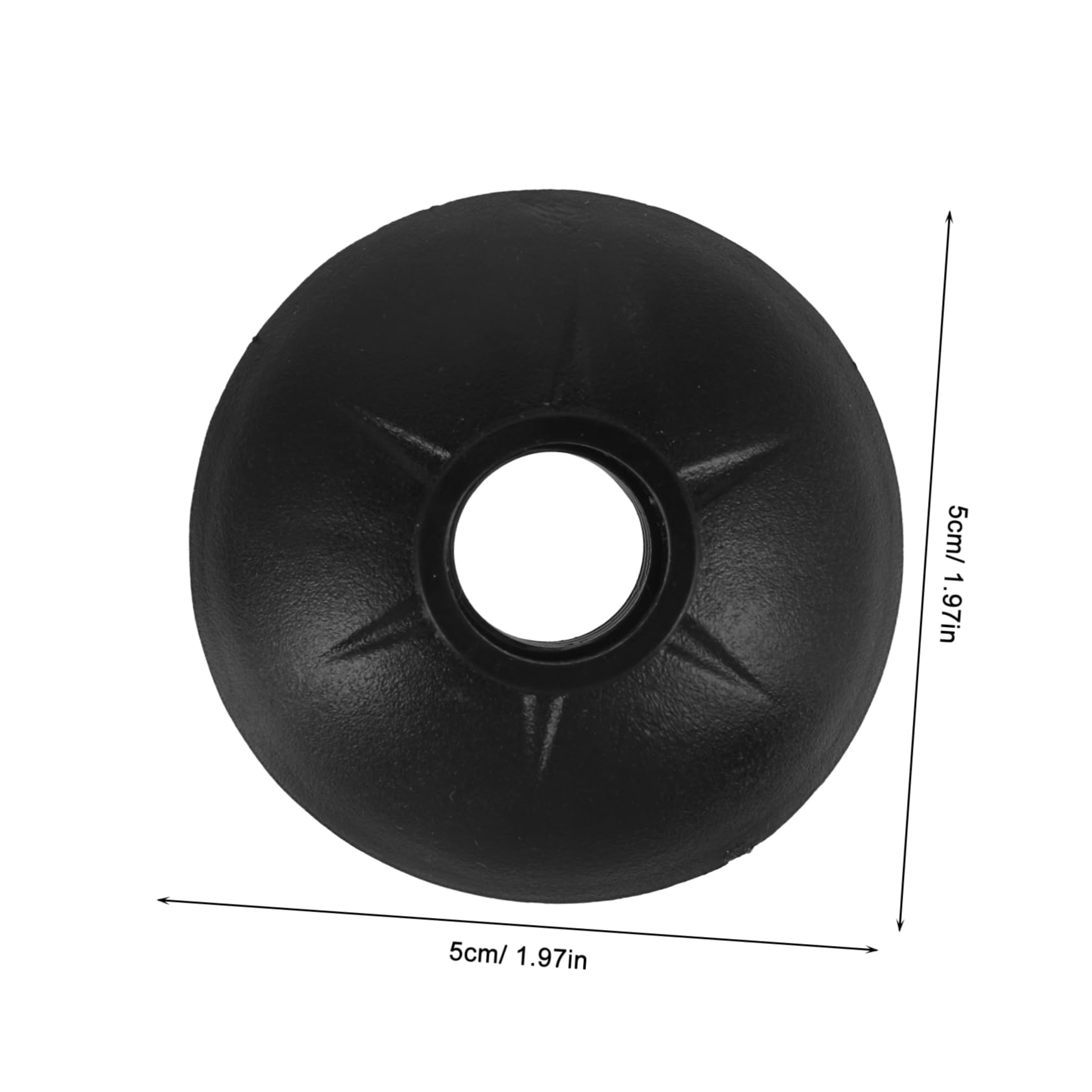 BESPORTBLE 6Pcs Hiking Pole Tips Nonskid Crutch Foot Protectors Replacement Walking Pole Tips Durable Protector for Trekking and Walking Accessories