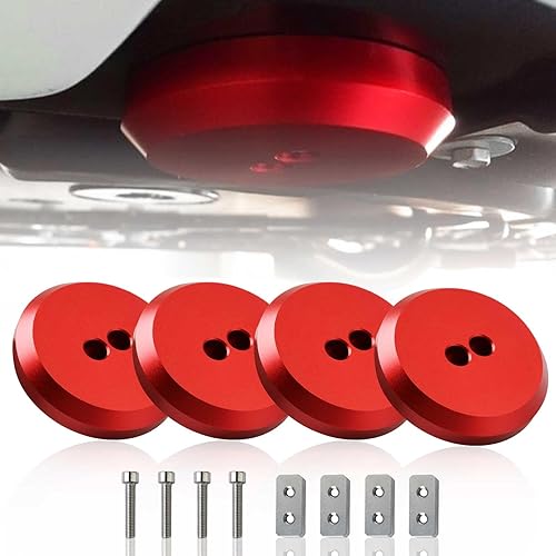 PACEWALKER Corvette Jack Pucks Billet Adaptador de aluminio CNC para 1997-2023 Corvette C5 C6 C7 C8 Z06 Compatible con Porsche 964 993 996 997 911