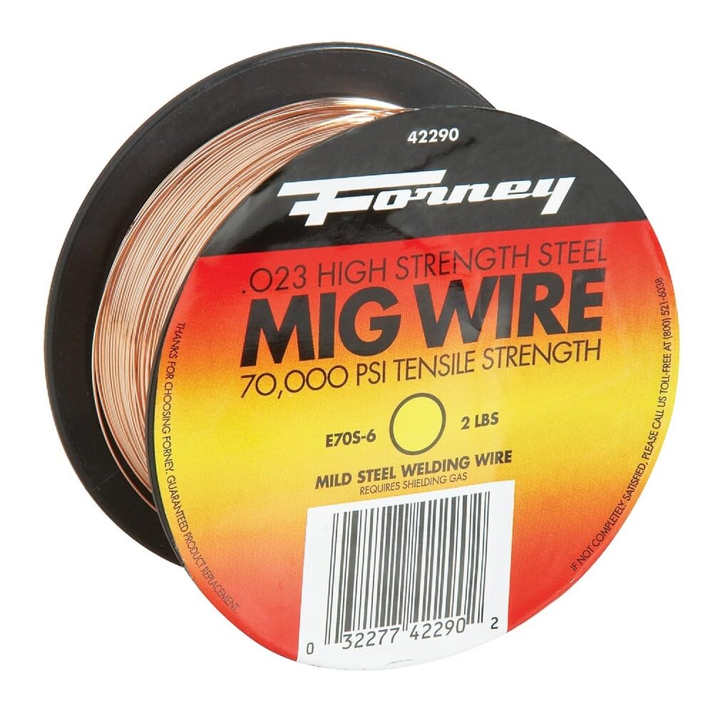Forney 42290 MIG alambre, acero dulce e70s-6, .024-diameter, 2-pound bobina, 42290